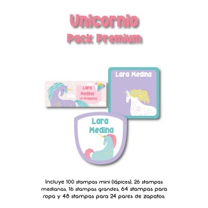 Pack Premium Ropa, Zapatos y Escuela Unicornio Pack Premium Ropa, Zapatos y Escuela Unicornio