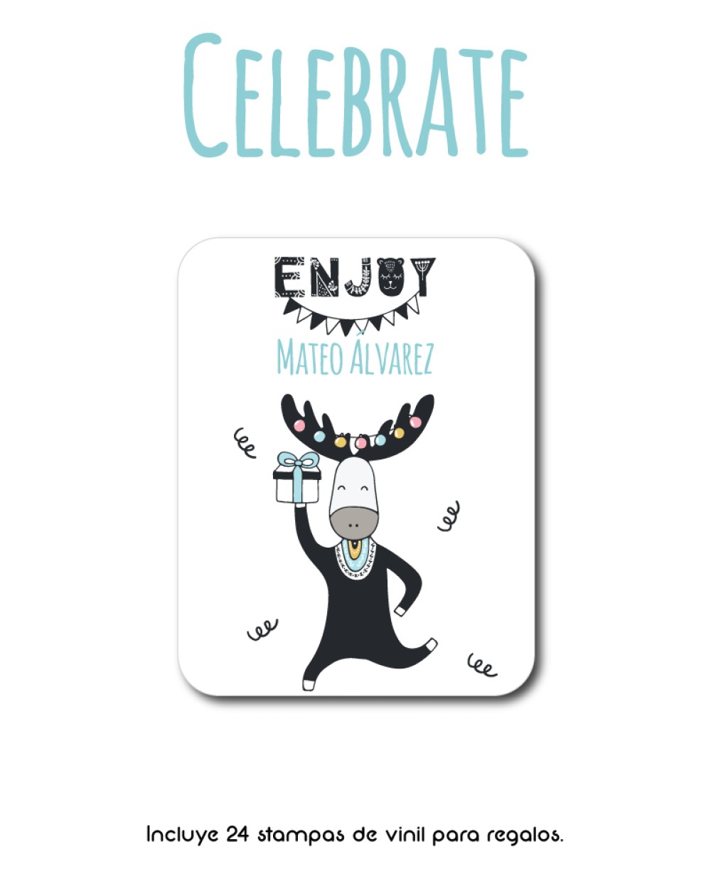 Paquete de etiquetas para Regalo Celebrate - Etiquetas Para Regalos Paquete de etiquetas para Regalo Celebrate - Etiquetas Para Regalos