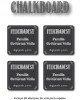 Paquete de etiquetas para Regalo Chalkboard - Etiquetas Para Regalos