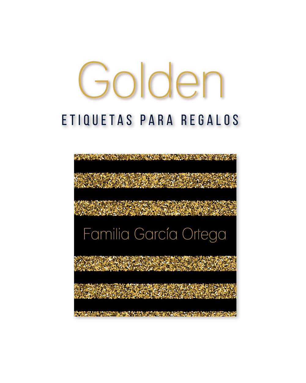 Paquete de etiquetas para Regalo Golden - Etiquetas Para Regalos Paquete de etiquetas para Regalo Golden - Etiquetas Para Regalos