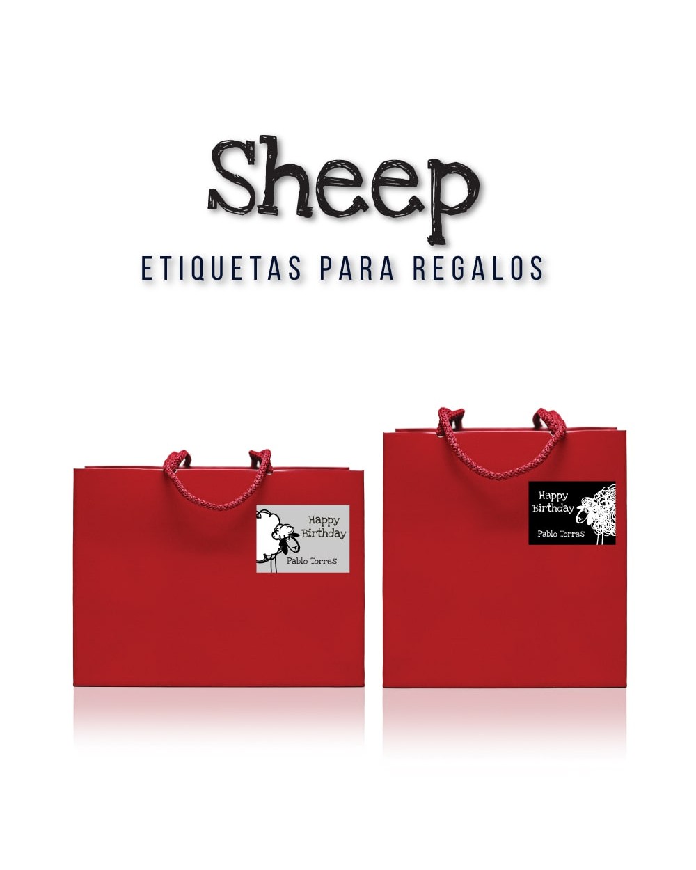 Paquete de etiquetas para Regalo Sheep - Etiquetas Para Regalos Paquete de etiquetas para Regalo Sheep - Etiquetas Para Regalos