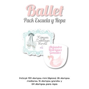 Pack Ropa y Escuela Ballet