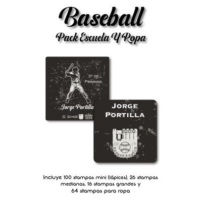 Pack Ropa y Escuela Baseball
