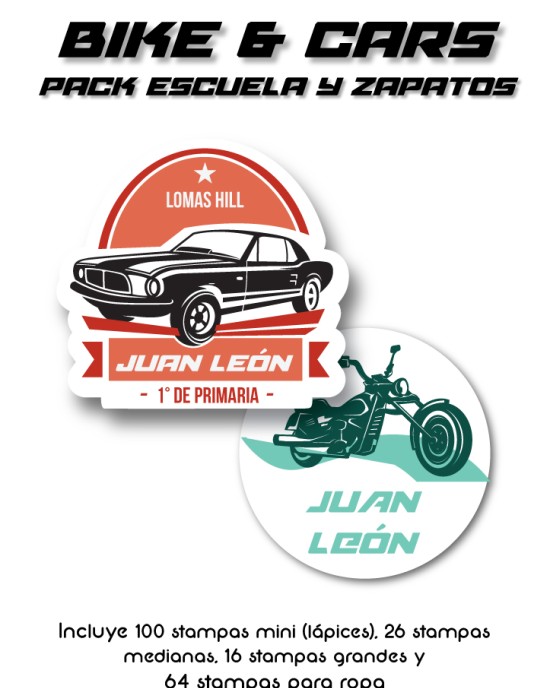Pack Ropa y Escuela Bike and Car