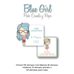Pack Ropa y Escuela Blue Girl