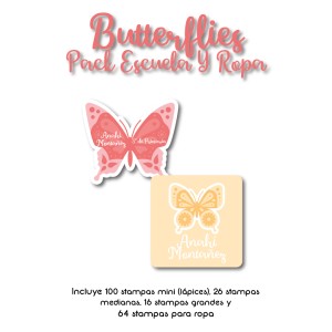 Pack Ropa y Escuela Butterflies
