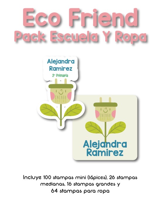 Pack Ropa y Escuela Eco Friend | Pack Ropa y Adheribles