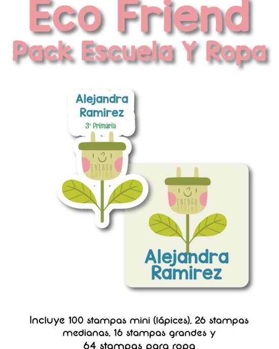 Pack Ropa y Escuela Eco Friend Pack Ropa y Escuela Eco Friend