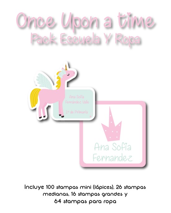 Pack Ropa y Escuela Once Upon a Time | Pack Ropa y Adheribles