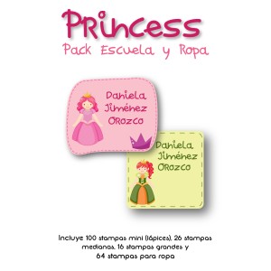 Pack Ropa y Escuela Princess Pack Ropa y Escuela Princess