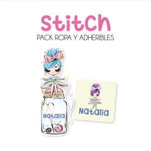 Pack Ropa y Escuela Stitch