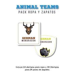Pack Ropa y Zapatos Animal Teams