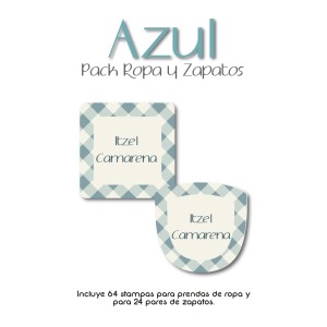 Pack Ropa y Zapatos Azul