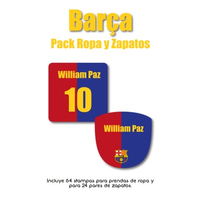 Pack Ropa y Zapatos Barca