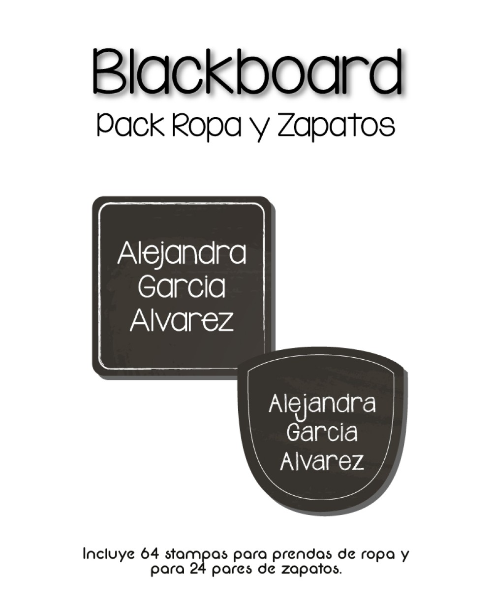 Pack Ropa y Zapatos Blackboard | Pack Ropa y Zapatos Pack Ropa y Zapatos Blackboard | Pack Ropa y Zapatos