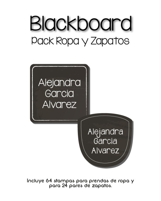 Pack Ropa y Zapatos Blackboard | Pack Ropa y Zapatos