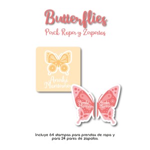 Pack Ropa y Zapatos Butterflies
