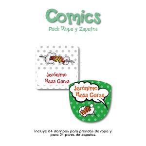 Pack Ropa y Zapatos Comics