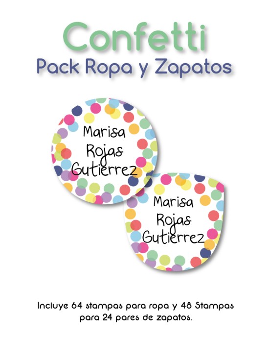 Pack Ropa y Zapatos Confetti | Pack Ropa y Zapatos
