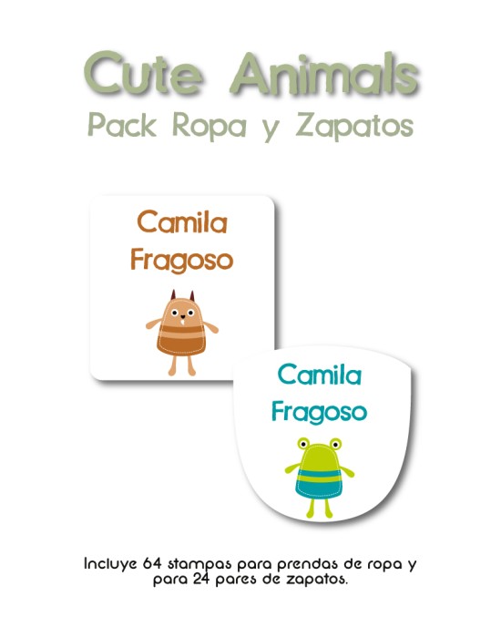 Pack Ropa y Zapatos Cute Animals | Pack Ropa y Zapatos
