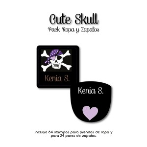 Pack Ropa y Zapatos Cute Skull
