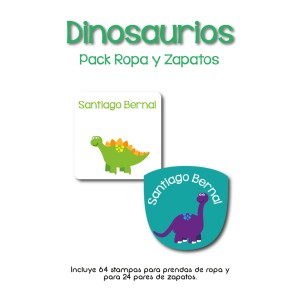 Pack Ropa y Zapatos Dinosaurios