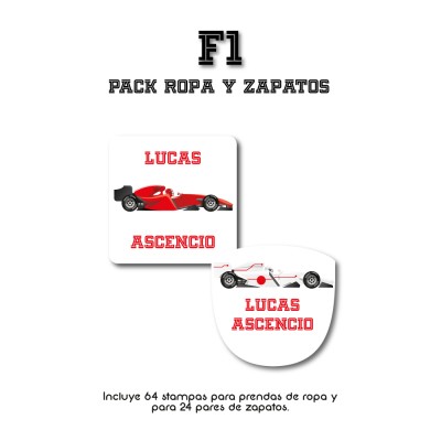 Pack Ropa y Zapatos F1
