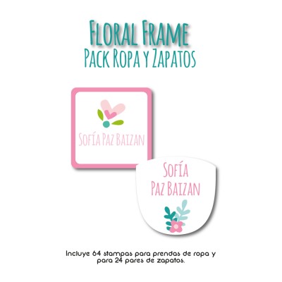 Pack Ropa y Zapatos Floral Frame