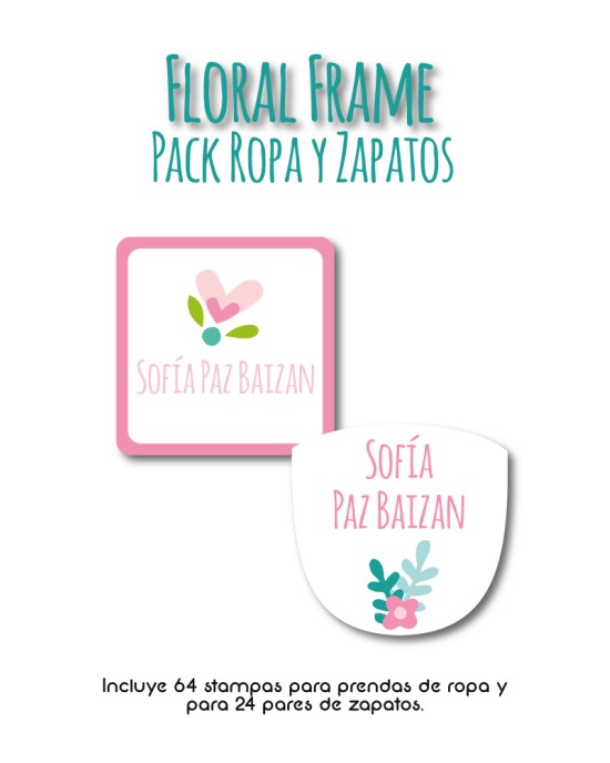 Pack Ropa y Zapatos Floral Frame | Pack Ropa y Zapatos