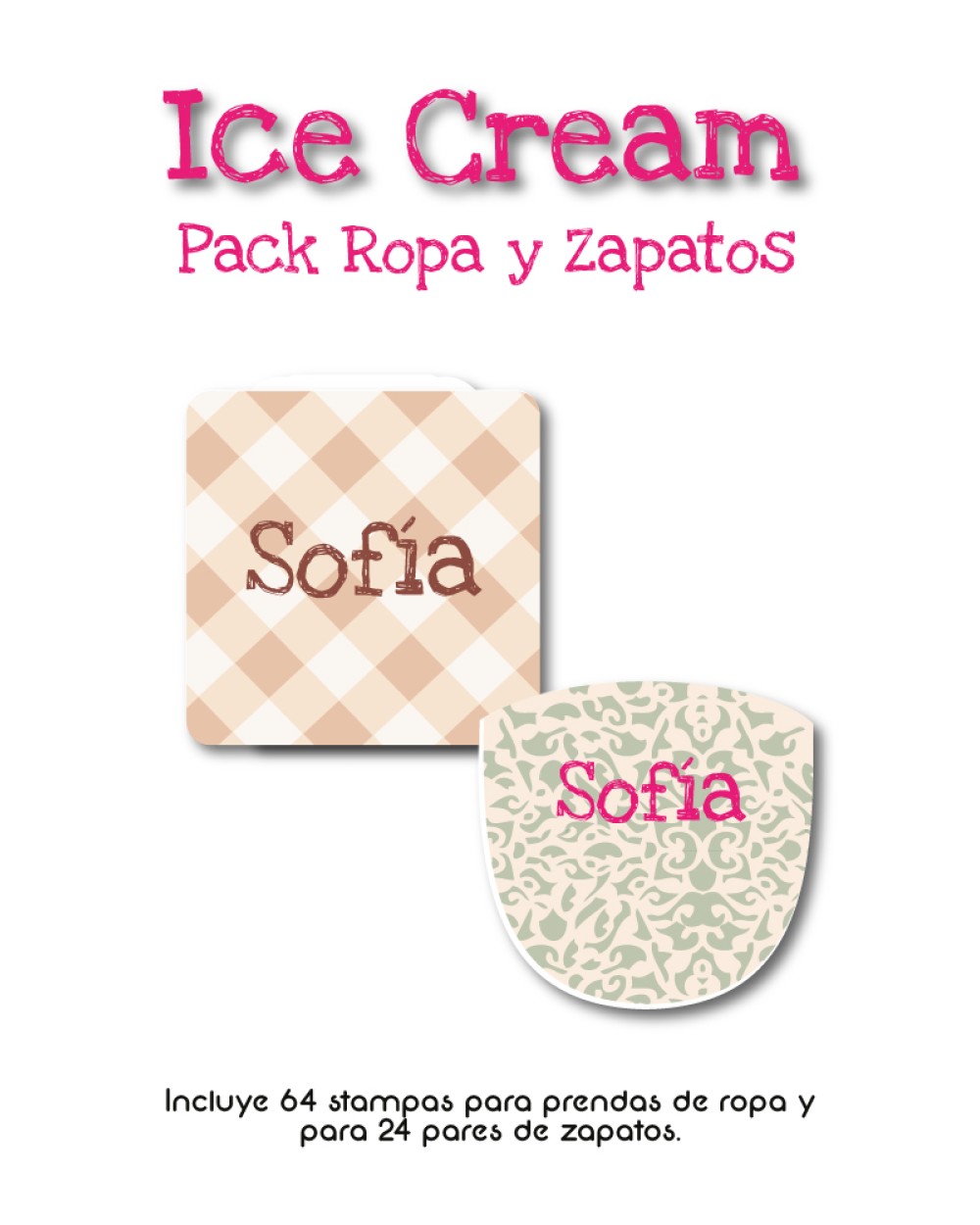 Pack Ropa y Zapatos Ice Cream | Pack Ropa y Zapatos