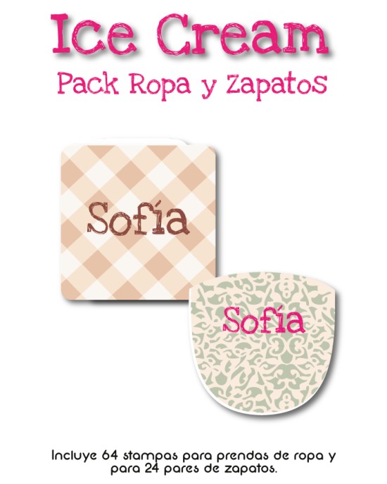 Pack Ropa y Zapatos Ice Cream | Pack Ropa y Zapatos