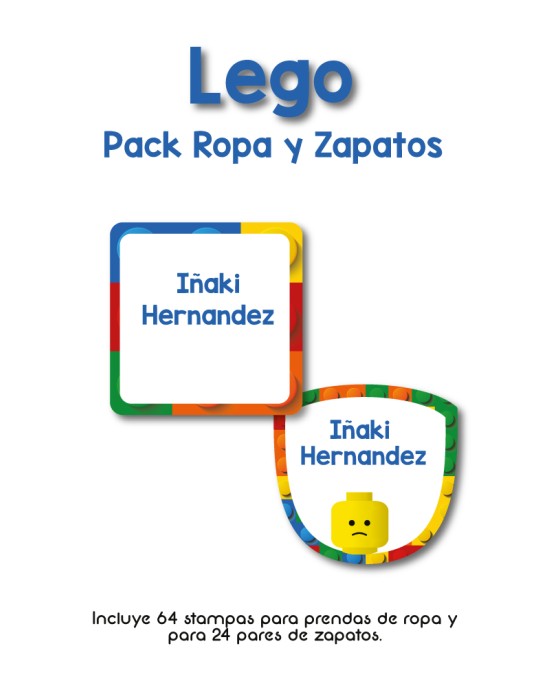 Pack Ropa y Zapatos Lego | Pack Ropa y Zapatos