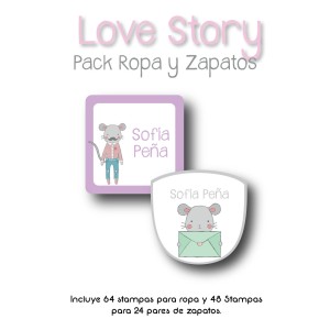 Pack Ropa y Zapatos Love Story
