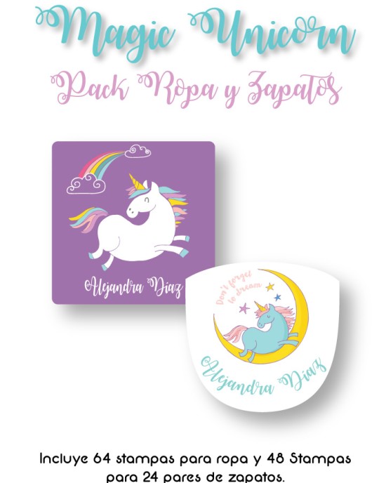 Pack Ropa y Zapatos Magic Unicorn | Pack Ropa y Zapatos