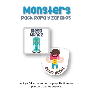 Pack Ropa y Zapatos Monster