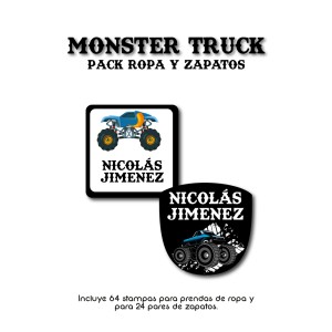 Pack Ropa y Zapatos Monster Truck