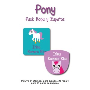 Pack Ropa y Zapatos Pony