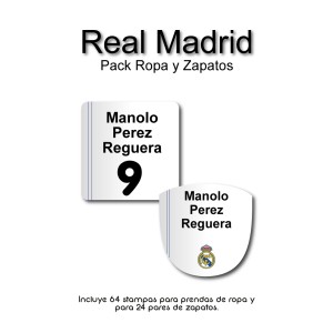 Pack Ropa y Zapatos Real Madrid