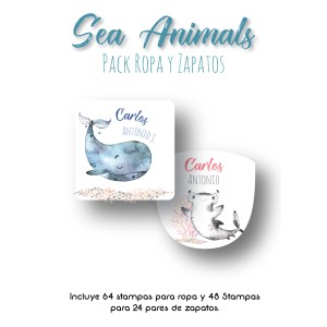 Pack Ropa y Zapatos Sea Animals