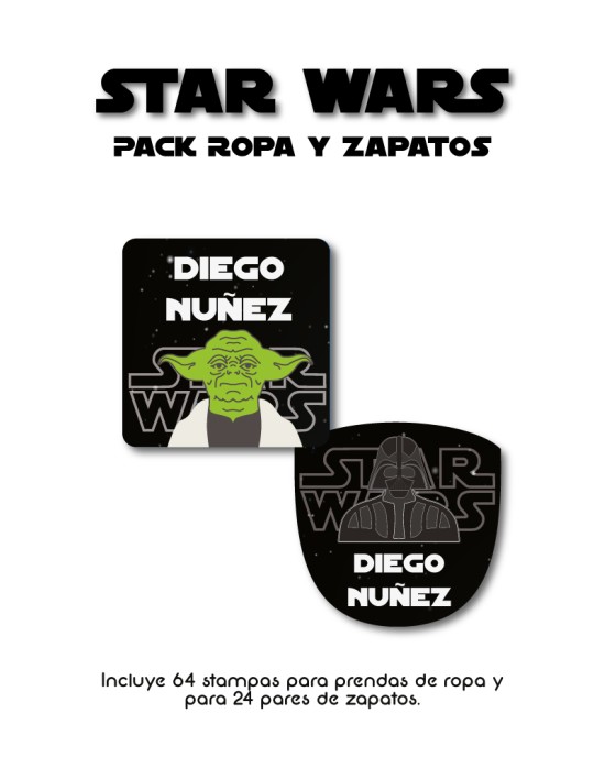 Pack Ropa y Zapatos Star Wars | Pack Ropa y Zapatos