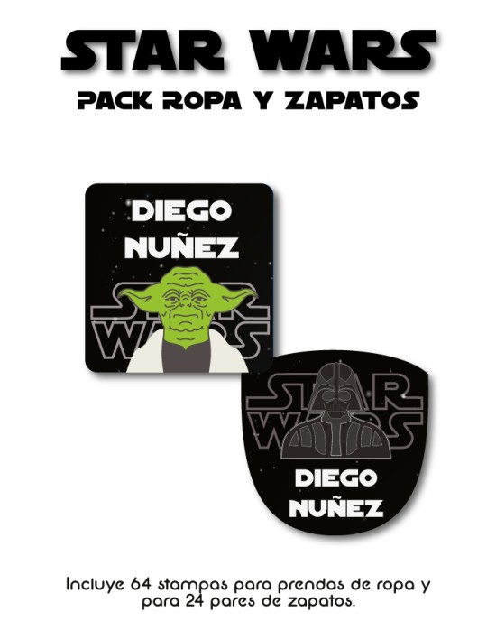 Pack Ropa y Zapatos Star Wars