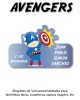 Pack Escuela y Zapatos Avengers | Pack Adheribles y Zapatos