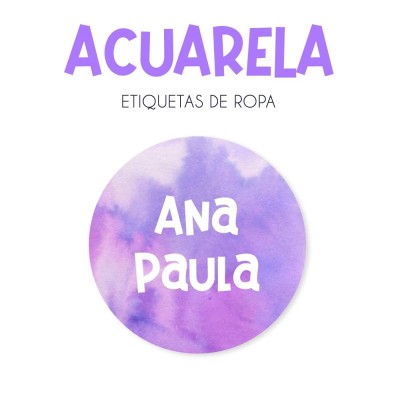 Ropa PLANCHABLES Acuarela 