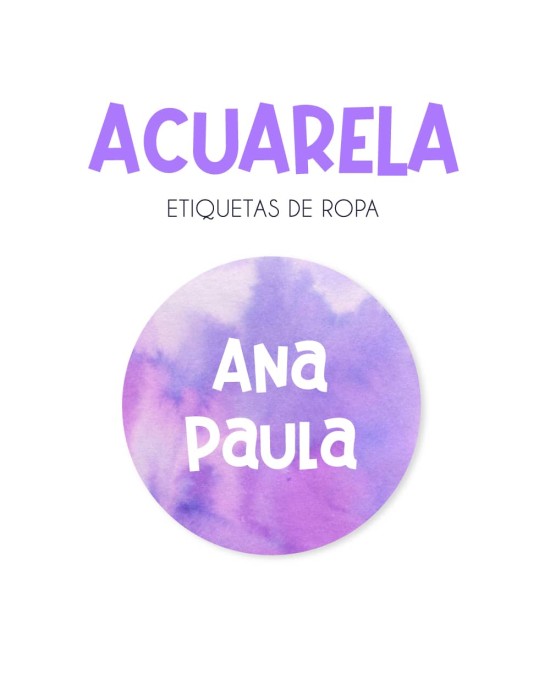 Pack Ropa y Escuela Acuarela | Pack Ropa y Adheribles