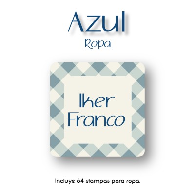 Ropa PLANCHABLES Azul 