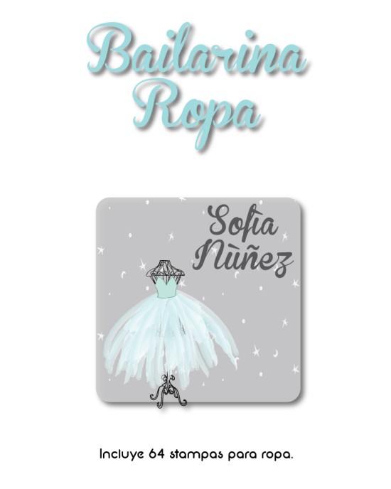 Pack Ropa y Escuela Bailarina | Pack Ropa y Adheribles