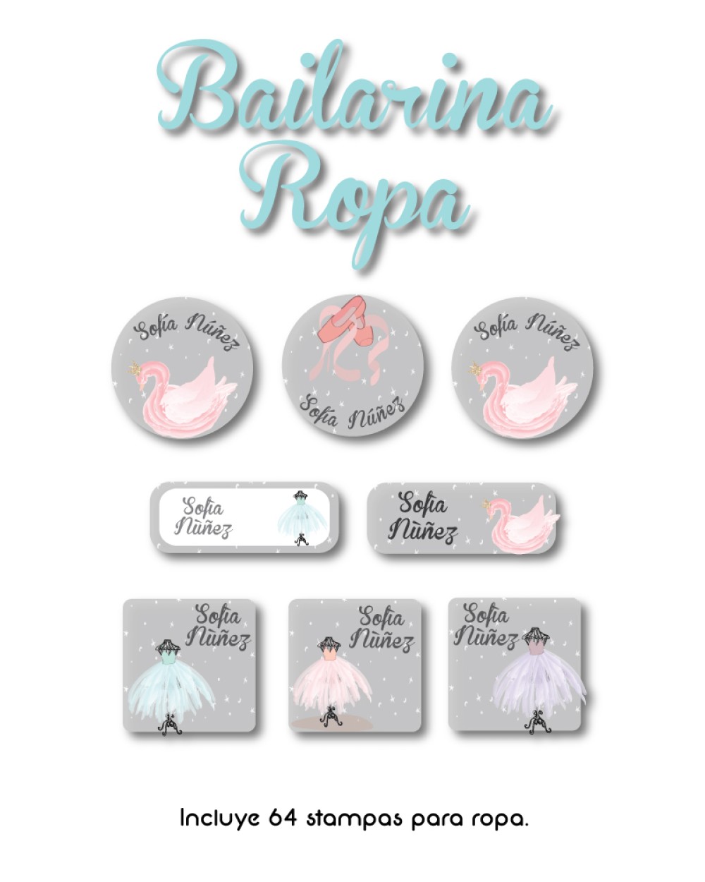 Ropa Bailarina-Etiquetas Para Ropa Ropa Bailarina-Etiquetas Para Ropa