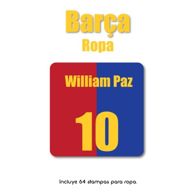 Ropa PLANCHABLES Barca 