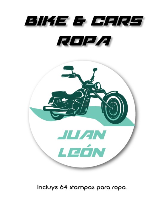 Ropa Bike and Car-Etiquetas Para Ropa