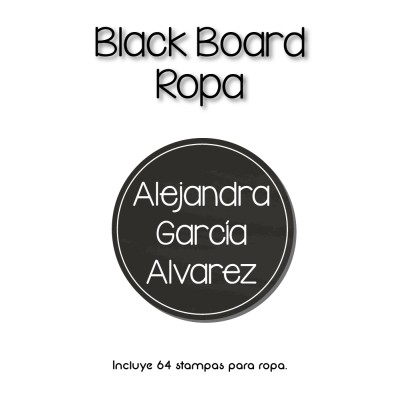 Ropa PLANCHABLES Blackboard 